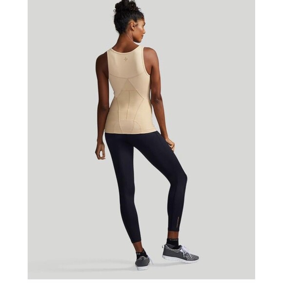 TOMMIE COPPER Tank Womens 2XL XXL Nude Beige Lower Back Support Tank Top NWOT - Picture 12 of 12